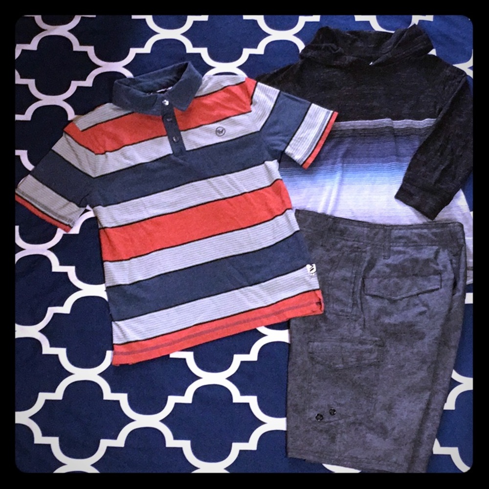 FirstWave Board Shorts/Tee & Shaun White Polo